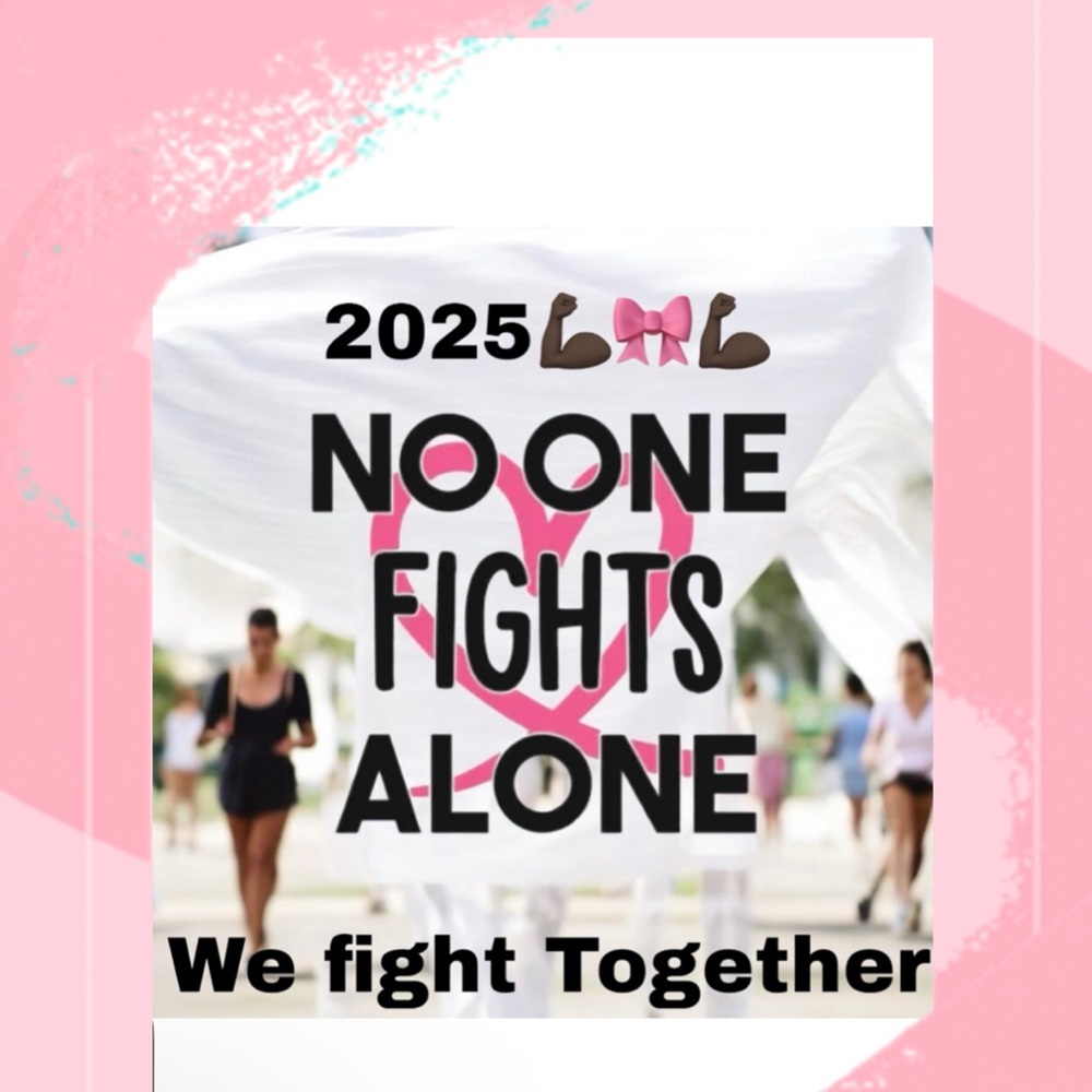 'No One Fights Alone' Train Marathon 10/5/25 🩷 🎀